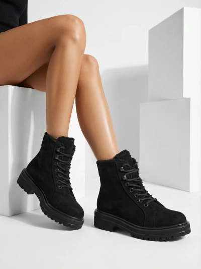 Dámske členkové topánky Royalfashion Vesot s priečnou šnurovaním