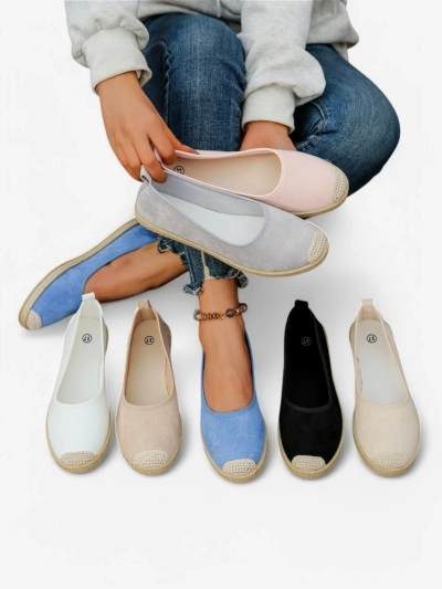 Royalfashion Dámske espadrilky z eko-suede Aroles