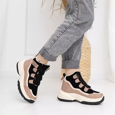 OUTLET Filippa ružová zateplená dámska športová obuv - Obuv