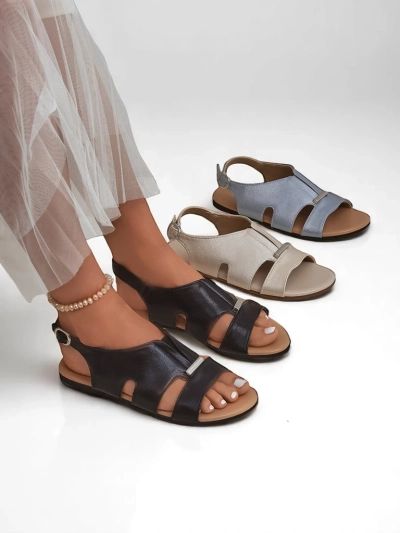 Royalfashion Ženski sandali z ravnim podplatom Solea Comfort