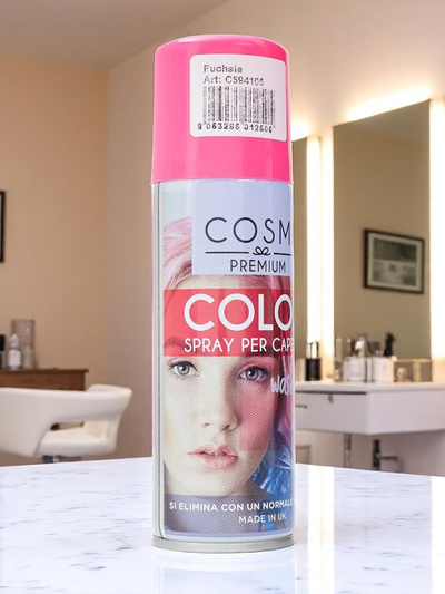 Farebný sprej na vlasy Fuchsia