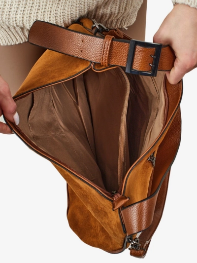 Ženska shopper torbica iz eko semiša Donenn