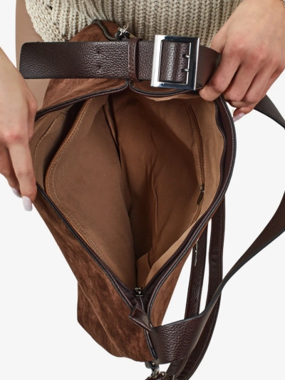 Ženska shopper torbica iz eko semiša Donenn