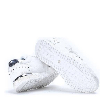 VÝPLET Biela športová obuv s ozdobnou hviezdou Stellan - Obuv