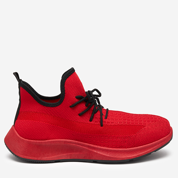 OUTLET Červená Domakko červená látková športová obuv - Obuv