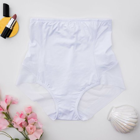 Biele dámske mierne tvarujúce nohavičky - Spodná bielizeň