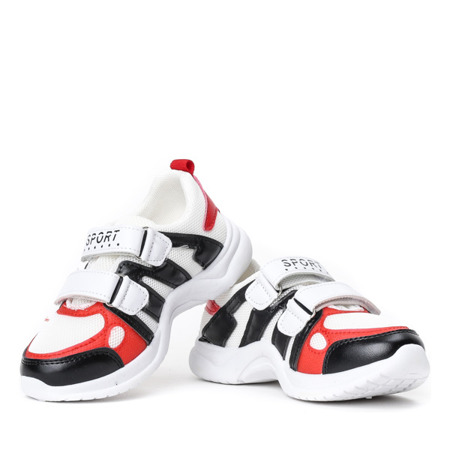 Bílé dětské boty na tlusté podrážce Pilija -Shoes 1