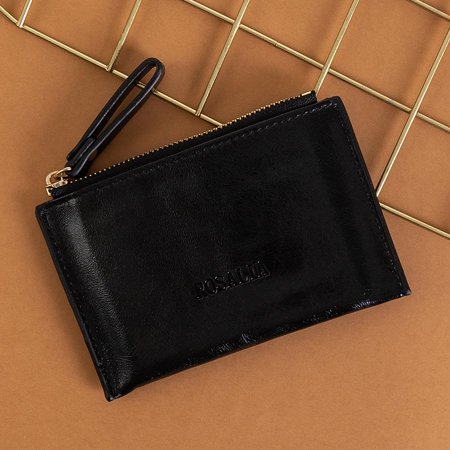 Čierna malá peňaženka na karty - Peňaženka