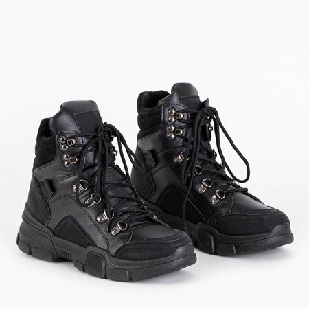 Čierne dámske členkové čižmy značky Tedera - Footwear