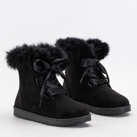 Čierne dámske snehule Ritalo - Footwear