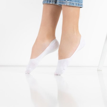 Dámske biele bambusové ponožky - ponožky