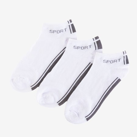 Dámske dvojfarebné ponožky 3 / balenie - Ponožky
