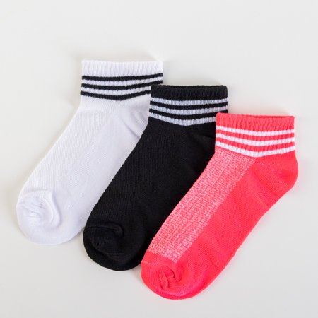 Dámske viacfarebné pruhované ponožky 3 / balenie - Ponožky