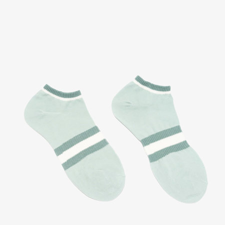 Dámske zelené členkové ponožky - Spodná bielizeň