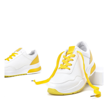 Neonowo-żółte buty Harmonia - Obuwie