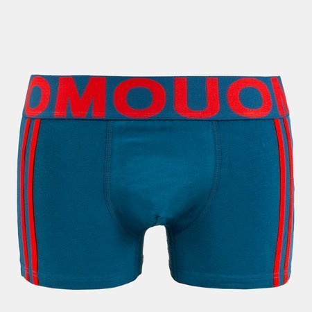 Pánske boxerky modrej a červenej farby s pruhmi - Spodná bielizeň