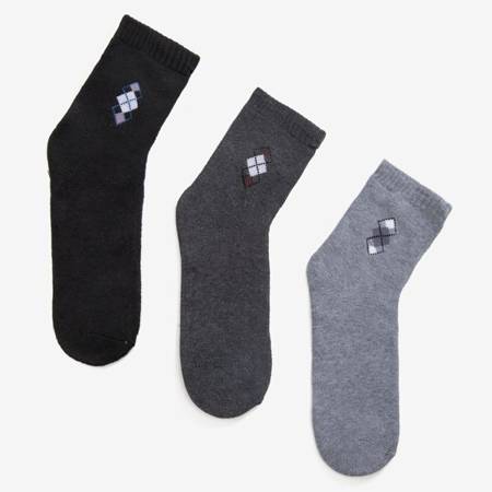 Pánske členkové ponožky 3 / balenie - Ponožky