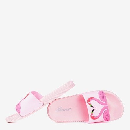 Růžové dámské flamingo pantofle Flamo - Footwear 1
