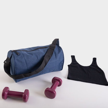 Unisex tmavo modrá športová taška - Kabelky