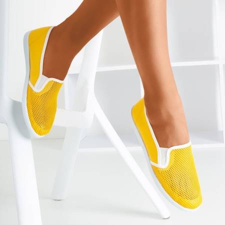 Žlté návleky na topánky so sieťovinou Dire - Obuv