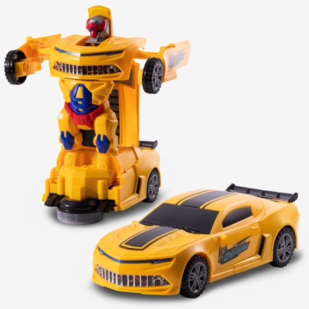 Žlté robotické auto - Hračky