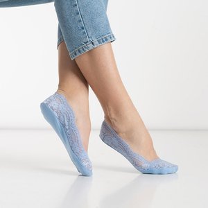 Bambusové balerínky s jemnou čipkou - Ponožky