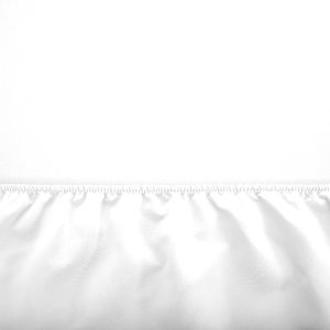 Bavlnená biela plachta s gumičkou 140x200 - Obliečky