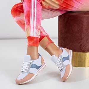 Biela a ružová dámska športová obuv Obleya - Obuv