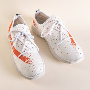Biele dámske športové topánky Monisa - Obuv