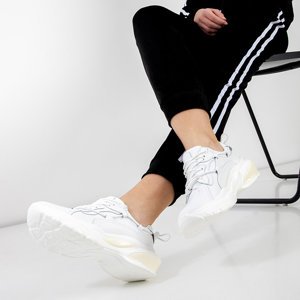 Biele dámske športové topánky Pulawe - Športové