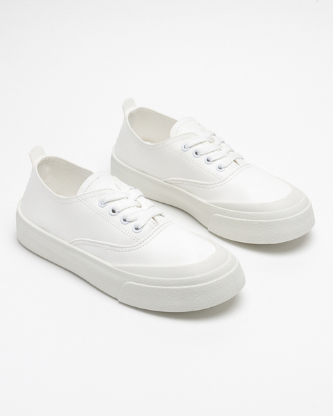 Biele dámske tenisky Lorino - obuv