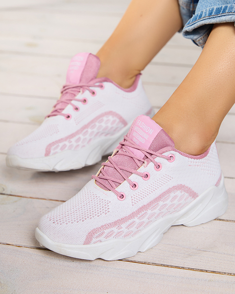 Bielo-ružová dámska športová obuv Ranssy - Obuv