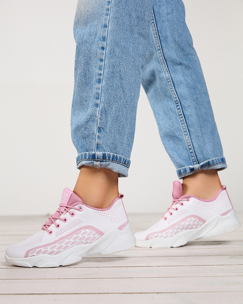 Bielo-ružová dámska športová obuv Ranssy - Obuv