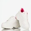 Bielo - ružová dámska športová obuv s hrubou podrážkou Free And Young - Obuv