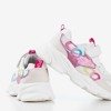 Bílá - růžová dětská sportovní obuv Narutas - Obuv 1
