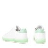Bílé a zelené tenisky Ivye - obuv