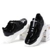 Černá lakovaná sportovní obuv Holly - Obuv 1