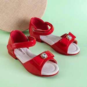 Červené detské sandále Liawa - Obuv