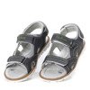 Chłopięce sandały w kolorze szarym Carol - Obuwie