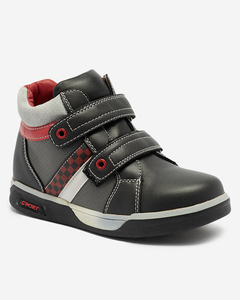Čierna detská vysoká športová obuv Bercam - Obuv