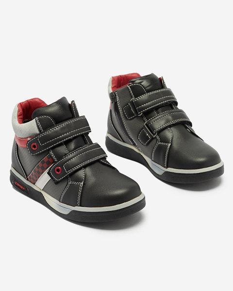 Čierna detská vysoká športová obuv Bercam - Obuv
