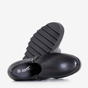Čierne dámske klinové topánky od Witna - Footwear