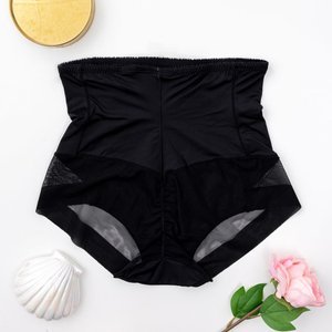 Čierne dámske mierne tvarujúce nohavičky - Spodná bielizeň