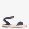 Čierne dámske sandále z ekologickej kože Primavera - Obuv