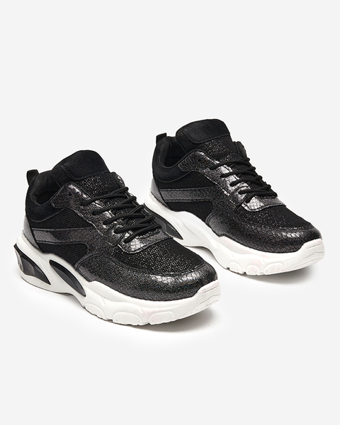 Čierne dámske športové topánky Filondi tenisky - Obuv