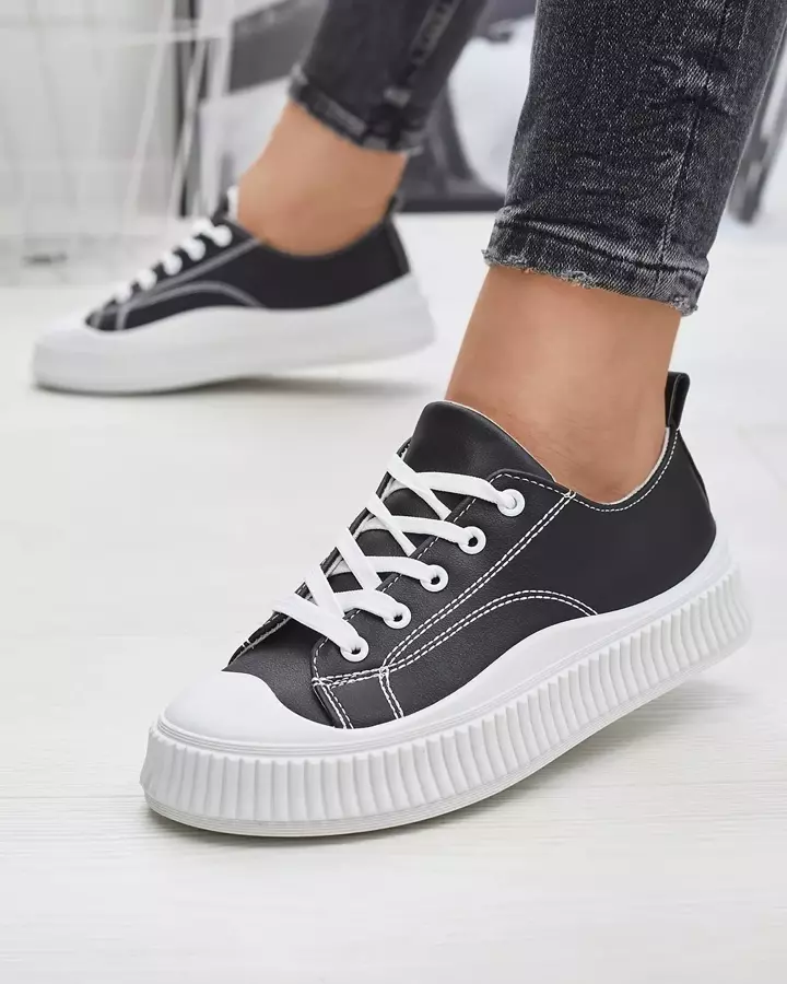 Čierne dámske športové topánky Kerisso tenisky - Obuv