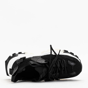 Čierne dámske športové topánky Olitax tenisky - Obuv