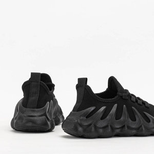 Čierne dámske športové topánky s unikátnou podrážkou Octapiso - Obuv