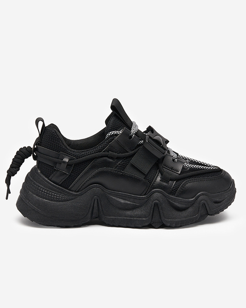 Čierne dámske športové topánky tenisky Electri - Footwear