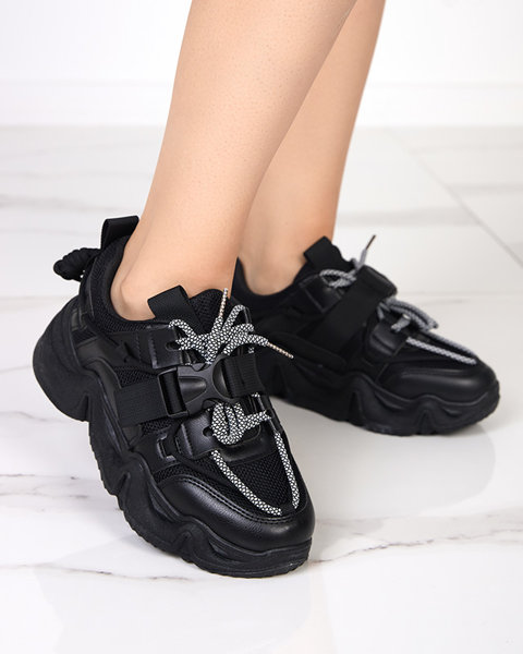 Čierne dámske športové topánky tenisky Electri - Footwear